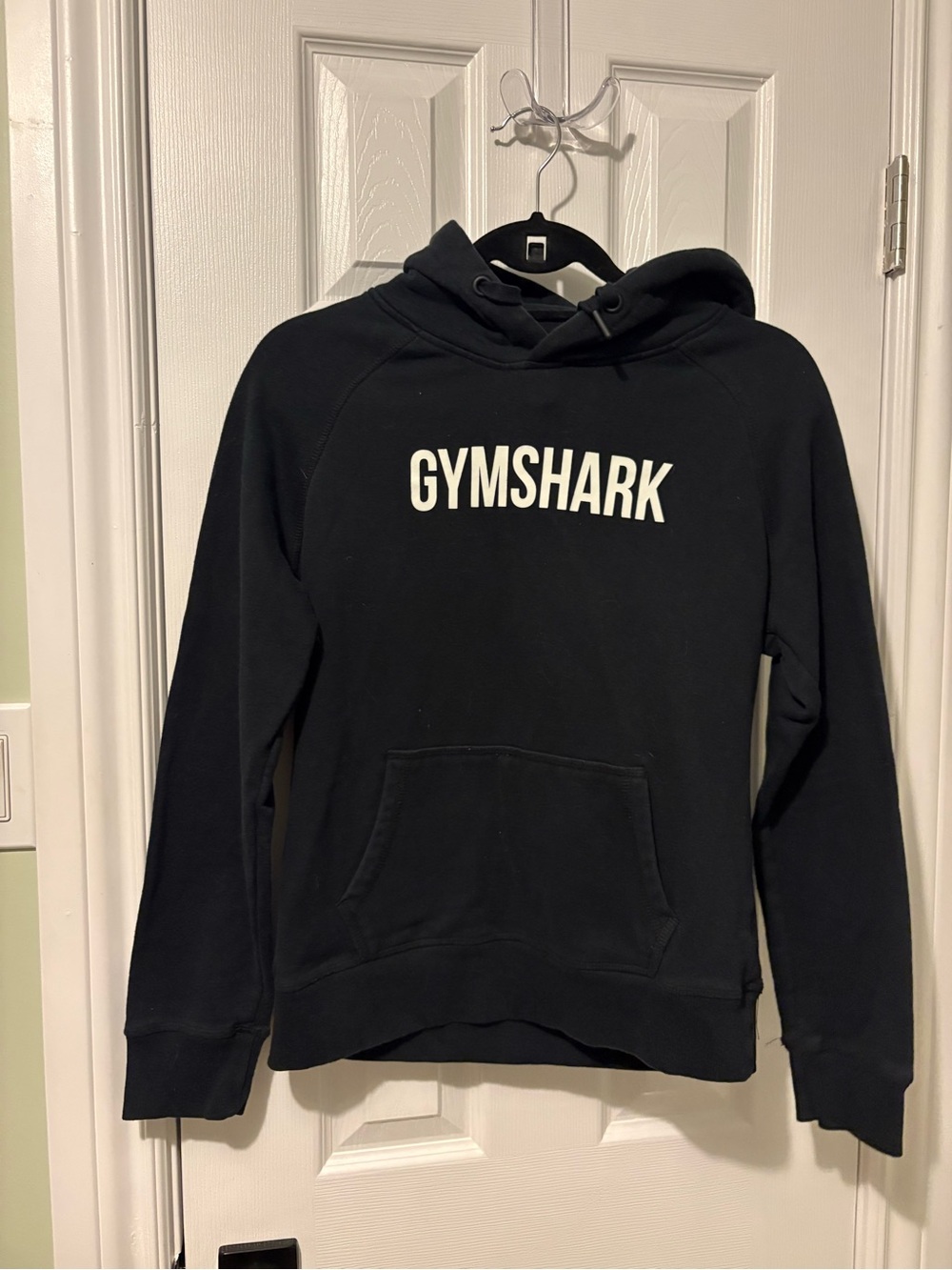 Black Gymshark Hoodie Sweater - size small